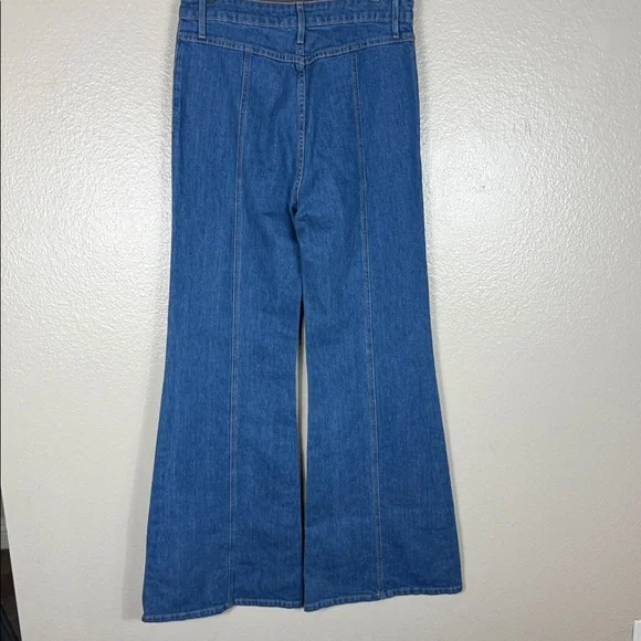 Stoned Immaculate Bardot High Waisted Bells in Filmore - Picture 9 of 13